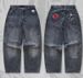 Men's Clothing Men's Retro Style Star Embroidered Jeans Straight Leg Fashionable Long Pants High End Feel For Formal & Casual_mkmklike.com