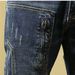 Men's Clothing Spring And Autumn High End Zipper Spring Jeans Slim Motorcycle Splicing Trousers Small Straight Pants_mkmklike.com