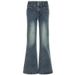 Gtpdpllt Y2K Streetwear Low-Waisted Jeans Women Korean Fashion Slimming Denim Flares Pants Spring Summer Sexy Wide Leg Trousers_mkmklike.com