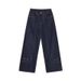 Men's Clothing Fashion Brand Deconstructed Reverse Wear Design Loose Wide Leg Jeans High Street Niche Drape Mopping Long Pants_mkmklike.com