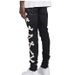 Men's Clothing Ripped Print Stretch Jeans Bone Print Trend New Style One Piece Replacement_mkmklike.com