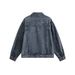 Retro Niche Deconstruction Washed Loose Denim Jacket, Versatile Casual Men's And Women's Jacket_mkmklike.com