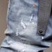 Men's Light Color Graffiti Denim Capri Shorts Stretchy Slim Fit Ripped Distressed mid Length Trendy Summer Versatile Jeans_mkmklike.com