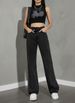 Classic Straight-Leg Jeans – Mid-Rise Washed Denim Pants – Casual & Office Wear_mkmklike.com
