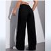 Women's Wide Leg Jeans Trendy High Waist Stretch Denim Pants For Work & Casual (Sizes 25-32, Black Wash)_mkmklike.com
