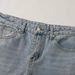 Men's Blue Fringe 507 Fit Jeans – Vintage Washed Distressed Denim With Boho Edge_mkmklike.com