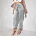 Women's High-Waisted Skinny Jeans Stretchy Slim Fit Denim Relaxed Everyday Wear Versatile Comfortable Feshion Trend_mkmklike.com