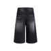Trendy American Brand Slimming Wide Leg Pants Washed Heavily Beaded Niche Design Straight Leg Jeans for Men And Women_mkmklike.com