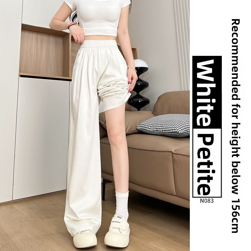 Retro High Waist Straight Leg Tencel Denim Jeans for Women Summer Style Loose Thin Wide Leg Yamamoto Pants_mkmklike.com