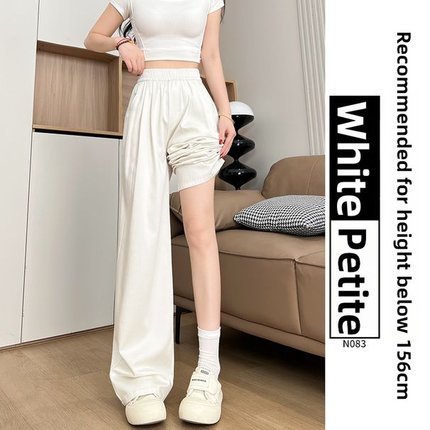 Retro High Waist Straight Leg Tencel Denim Jeans for Women Summer Style Loose Thin Wide Leg Yamamoto Pants_mkmklike.com