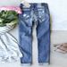 Women's Clothing Straight Jeans Women's Clothing New Red Plaid Printed Patch Ripped Patch Trousers In Stock_mkmklike.com
