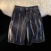 Men's Clothing Washed tie-dyed straight denim shorts_mkmklike.com