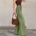 Women's Retro Stretch Wide Leg Jeans mid Waist Loose Fit Floor-Length Drapey Y2K Style European American Fashion_mkmklike.com