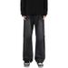 Patchwork Jeans For Men, Autumn Style, Wide-Leg, Draped, Loose Straight Pants, Niche Design, High-End American High_mkmklike.com