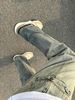 Men's Vibe Yellow Mud Jeans Mid Waist Straight Leg Pants Slight Stretch Softener Workwear Trendy Retro Flared Spring Autumn_mkmklike.com