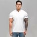 Men's Quick Drying Short Sleeved Sports T-Shirt Style Tapered Cuffs Muscular Look Fitness Running Training Top_mkmklike.com