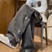Plus Size 300 Lbs American Retro Straight Leg Jeans Men Women Summer Hip Hop Casual Wide Leg Pants_mkmklike.com