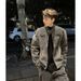 European And Hip Hop Short Men's Brand American Retro High Street Zipper Motorcycle Denim Jacket Trendy_mkmklike.com