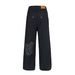 American Style National Trend High Street Creative Fun Rhinestone Jeans Unisex Trendy Brand Loose Wide-Leg Straight Long_mkmklike.com