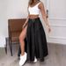 Women's Fashion Casual Skirt Long Skirt_mkmklike.com