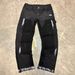 Men's Clothing European And American Men's Y2K Patchwork Painted Small Pattern Print Fashion Straight Leg Jeans_mkmklike.com