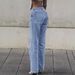 Women's Clothing High Waisted Street Style Wide Leg Jeans_mkmklike.com