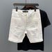 Men's Korean Style Slim Fit Ripped Denim Shorts Summer Trendy Casual Five Point Breeches Brand Pants_mkmklike.com