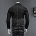 Loom 20/European Style Spring And Autumn Vintage Black Washed Denim Coat Jacket Trendy Plus Size Men_mkmklike.com