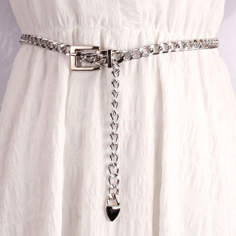 HOT Europe and the United States jewelry fashion single-layer metal body retro casual waist chain female_mkmklike.com