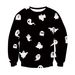 BOY BOY BOY Cross-Border European And American Halloween 3D Digital Print Horror Little Funny Ghost Men's Autumn Winter Crew Neck_mkmklike.com