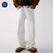 Nordmann Muqiu Men's Clothing | American Hip-Hop Style White Jeans For Men Loose Fit Draped High-End Cleanfit Wide-Leg Pants_mkmklike.com