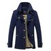 Men's Clothing Men's Casual Windbreaker Mid-length Men's Coat_mkmklike.com