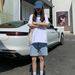 Vintage High Waist Denim Shorts For Women - Stretch Cotton Straight Leg Distressed Washed Denim Shorts With Comfort_mkmklike.com