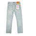 Premium Lightweight Washed Denim Jeans For Men - Slim Straight Fit With Red Selvedge & Slight Stretch - Summer Casual Wear_mkmklike.com