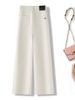 Winter Fleece-Lined Straight Leg Jeans – High Waist, Stretch Comfort, Classic Versatility (95% Cotton, Minimalist Chic, Office-Ready Elegance)_mkmklike.com