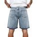 Men's Summer Denim Shorts Capri Pants Rhinestone Snowflake Wash Top Selling Item European Size_mkmklike.com
