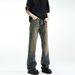 Suitable For All Seasons Suitable For All Seasons High Straight Leg Flared Jeans Men American Street Style Long Pants_mkmklike.com