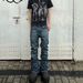 Spring High Quality Stretch Slim Fit Straight Leg Men's Jeans With Splatter Paint Slightly Flared Trendy Student Pants_mkmklike.com