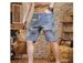 Men's Stretch Denim Shorts - Summer Fashion Slim Fit Embroidered Casual Cargo Shorts For Streetwear_mkmklike.com