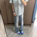Lightning Pattern Washed Jeans Men's Straight Loose American High Street Vibe Pants Trendy Brand Ruffian Handsome Thin Pants_mkmklike.com
