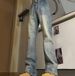 Autumn And Winter New Scimitar Jeans Men's Versatile High Street Simple Retro Casual Slim Straight Trousers_mkmklike.com