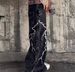 Men's Lightning Embroidery Wide Leg Jeans - Streetwear Loose Fit Denim Pants For Casual & Urban Style_mkmklike.com