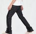 Patched Layered Flare Cargo Jeans For Men - Elastic High-Waisted Denim Pants Ins Trendy Streetwear_mkmklike.com
