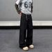 Men's Clothing Vintage American Style Wide Leg Denim Jeans For Men - Relaxed Fit Straight Leg Stretch Comfort Casual Trousers (Black, S-3XL)_mkmklike.com