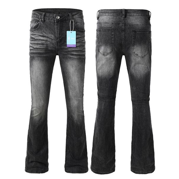 Street Style Black Jeans Fashion Hip Hop Jeans Mid Waist Skinny Jeans Men_mkmklike.com