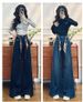Wide-Leg Jeans For Women, Spring And Autumn 2026 New Loose Fashion Stretch Super Popular Lazy Denim Blue Straight Pants_mkmklike.com