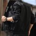 Men's Jacket Spring Autumn Youth Stand Collar Black Casual Workwear Short Windbreaker Wholesale_mkmklike.com