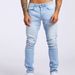 Men's Clothing New Men's Jeans Ins Trendy Slim Denim Trousers_mkmklike.com