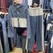Women's Stylish Slim Fit Denim Two-Piece Suit Casual Straight Pants With Contrasting Colors Acrylic Trendy Outfit_mkmklike.com