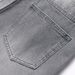 Men's Distressed Grey Straight Leg Jeans – Vintage Washed Denim Pants With Handmade Rips For Urban Street Style_mkmklike.com